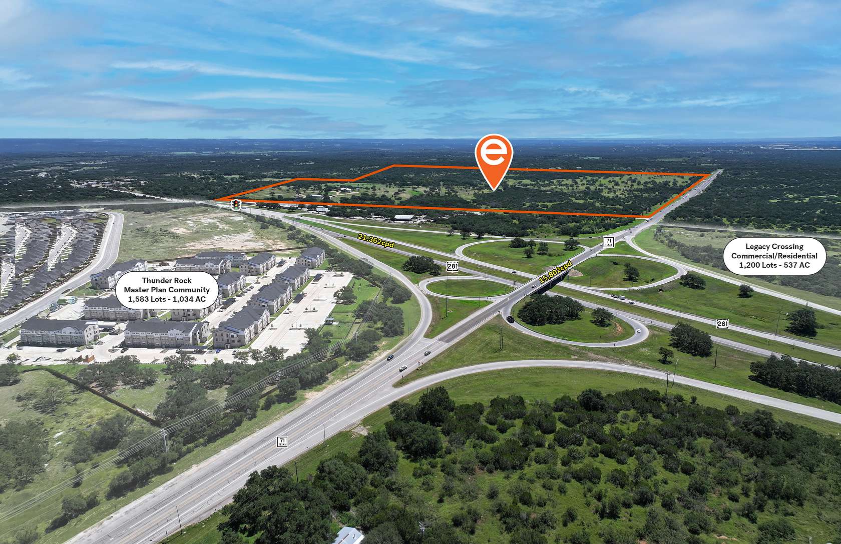 288 Acres of Land for Sale in Marble Falls, Texas