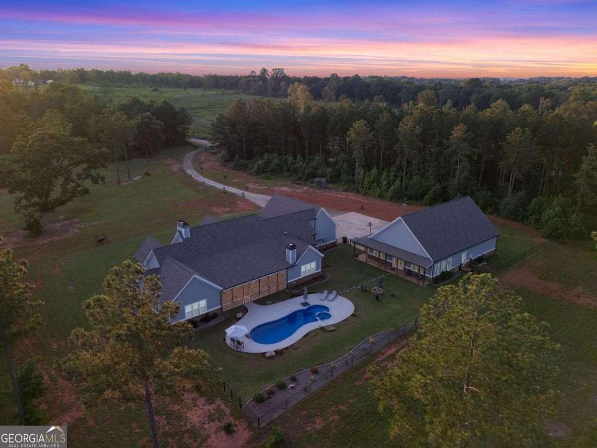 27 Acres of Recreational Land with Home for Sale in Danielsville, Georgia