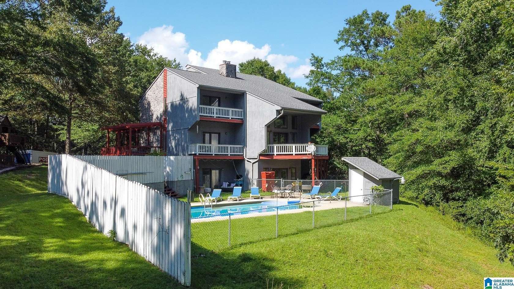 11 Acres of Land with Home for Sale in Trussville, Alabama