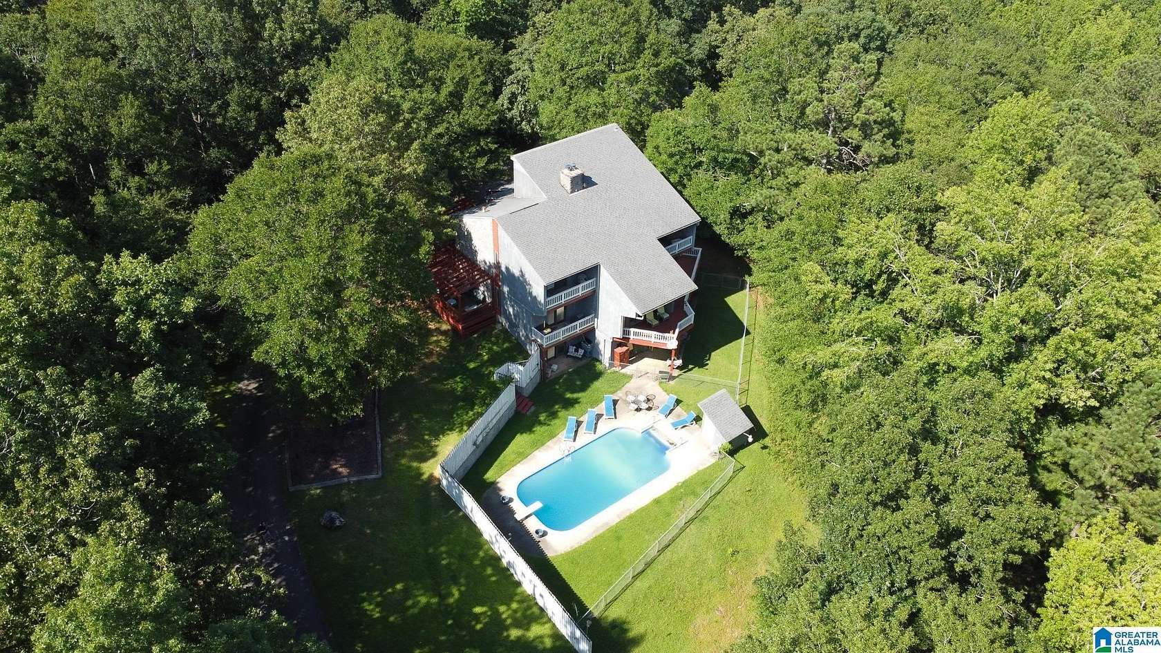 11 Acres of Land with Home for Sale in Trussville, Alabama