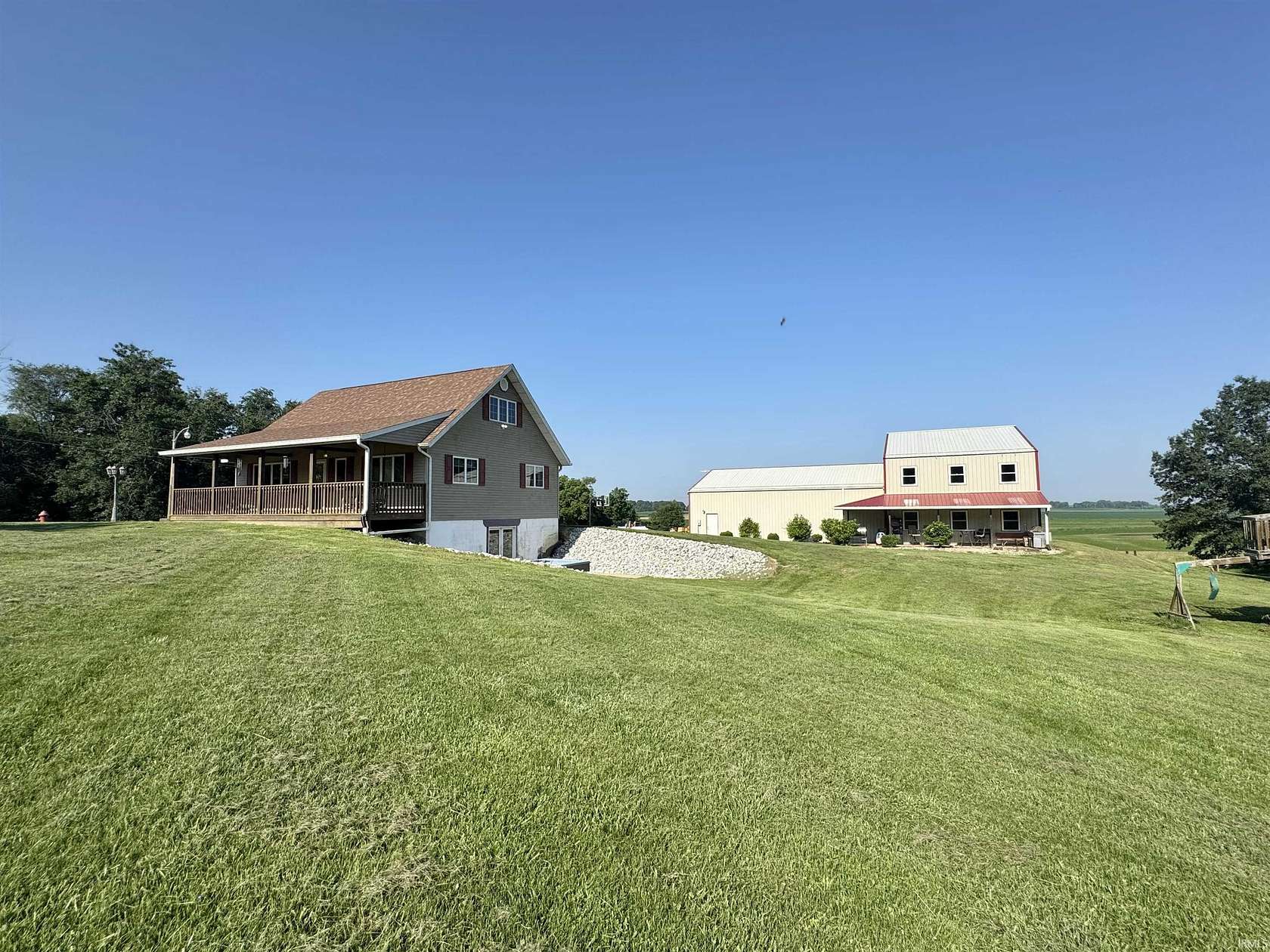 4.2 Acres of Residential Land with Home for Sale in Bloomfield, Indiana