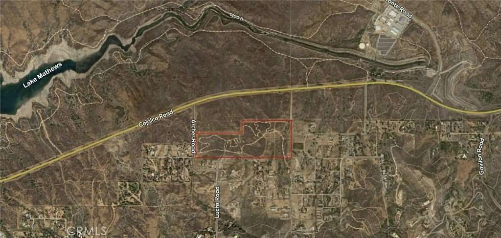 50 Acres of Agricultural & Residential Land for Sale in Perris, California