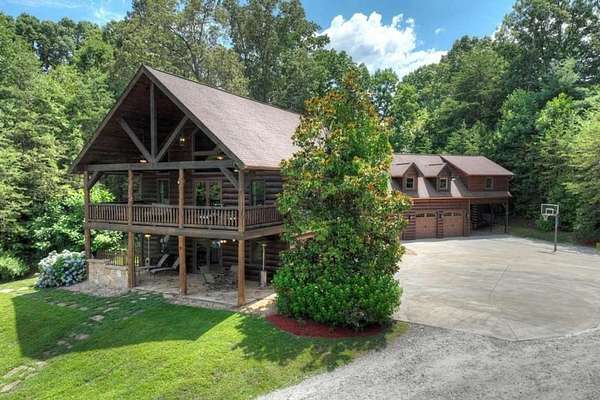 3.2 Acres of Residential Land with Home for Sale in Morganton, Georgia