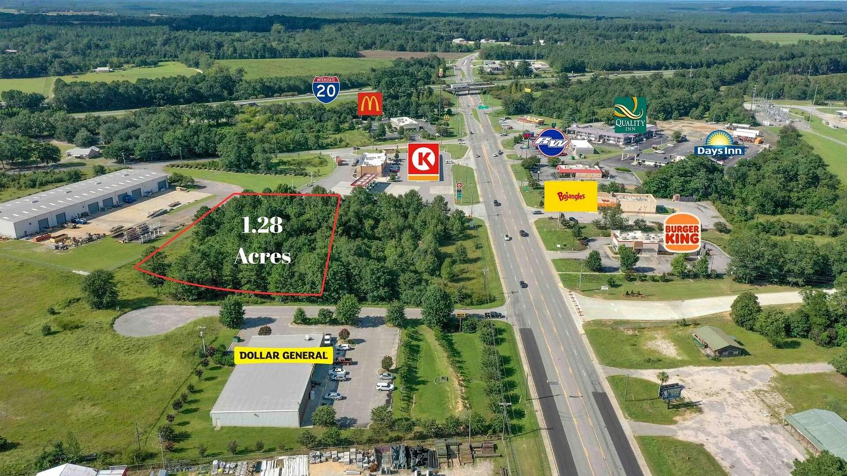 1.29 Acres of Commercial Land for Sale in Aiken, South Carolina