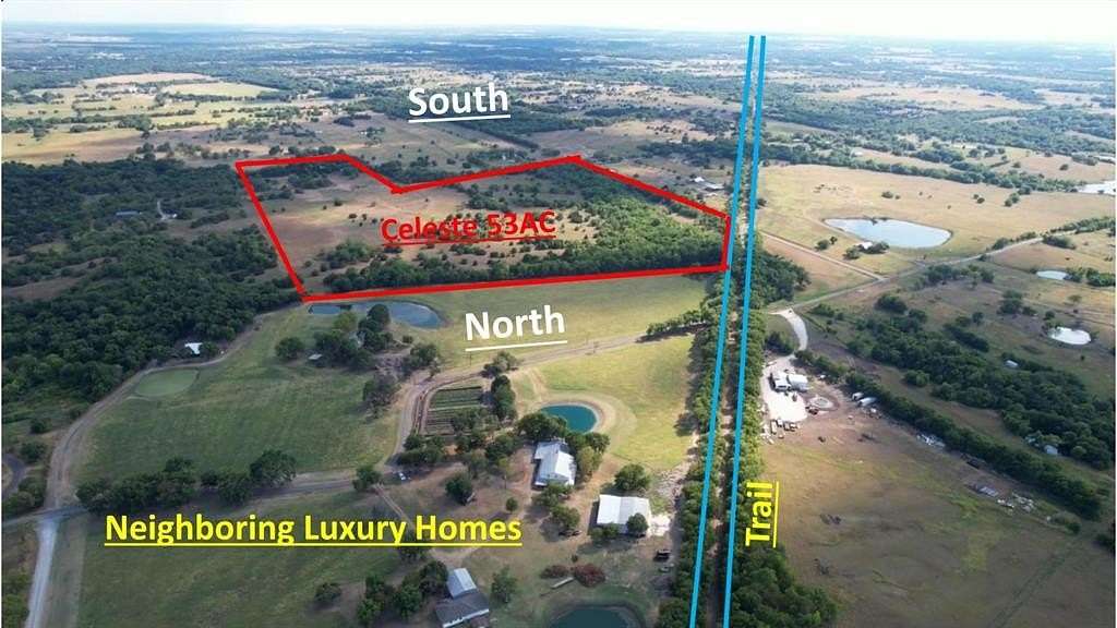 23.4 Acres of Land for Sale in Celeste, Texas