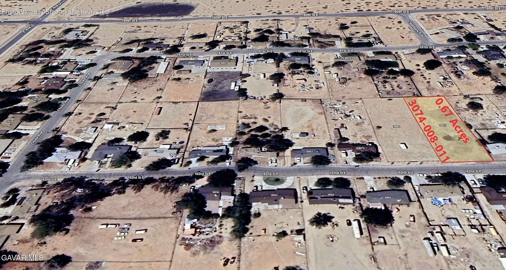 0.68 Acres of Residential Land for Sale in Palmdale, California