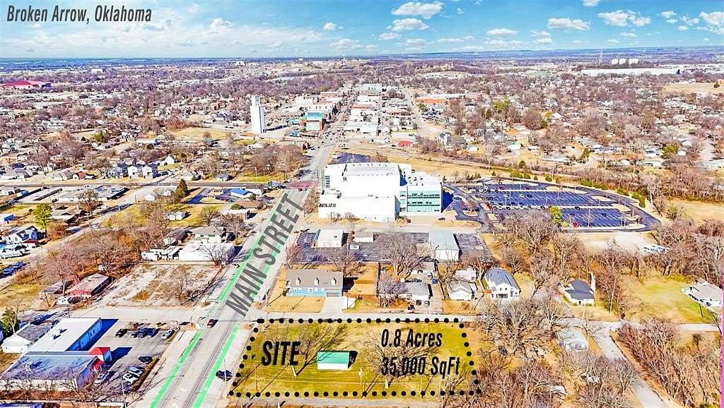0.8 Acres of Mixed-Use Land for Sale in Broken Arrow, Oklahoma