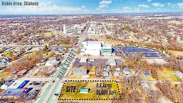 0.8 Acres of Mixed-Use Land for Sale in Broken Arrow, Oklahoma