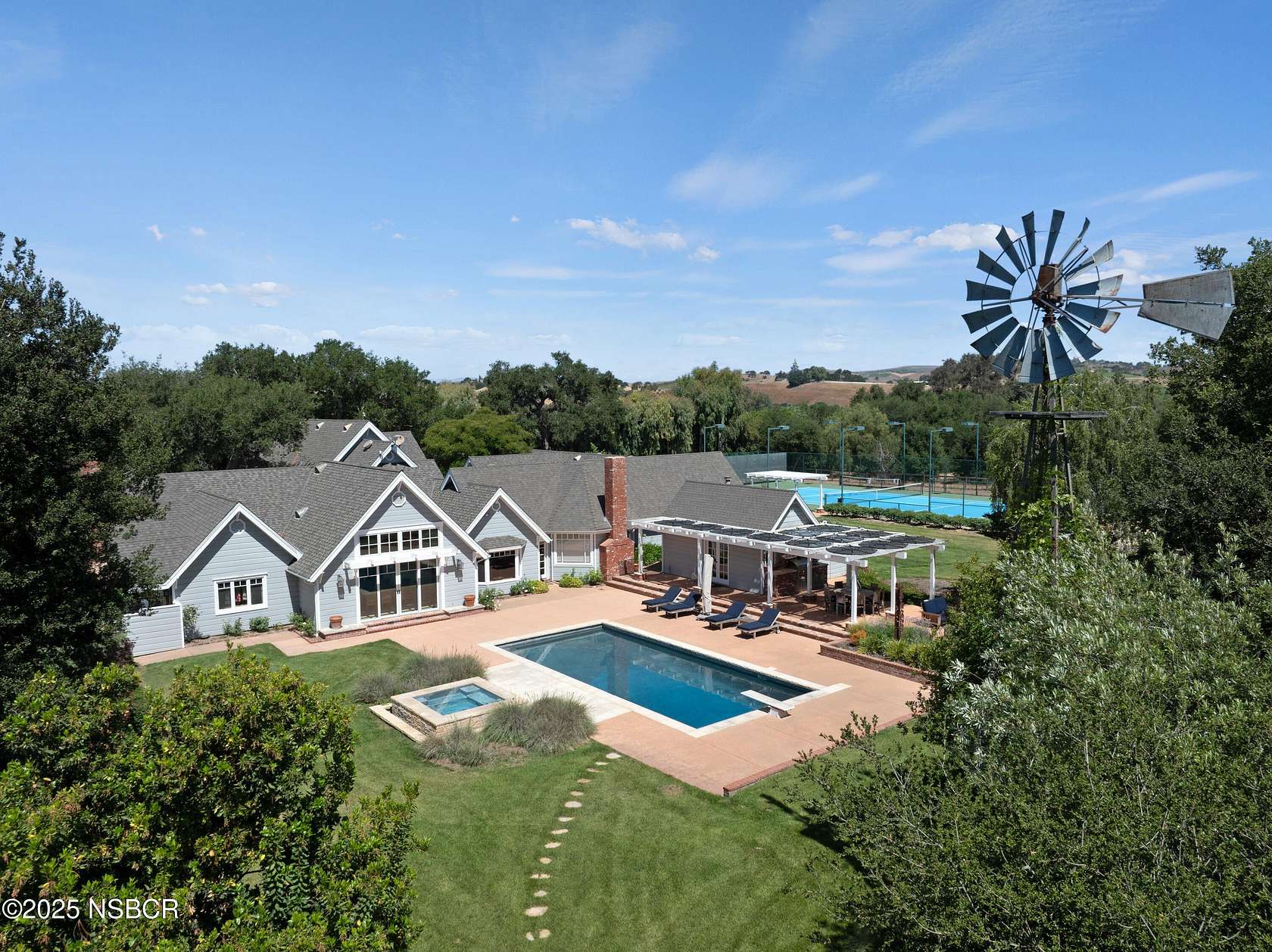 8.23 Acres of Land with Home for Sale in Solvang, California