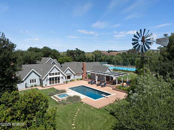 8.23 Acres of Land with Home for Sale in Solvang, California