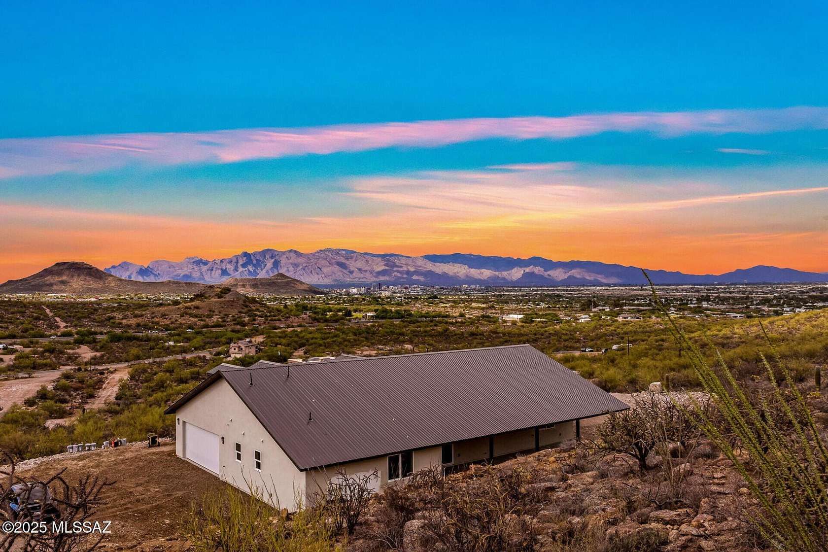 4.7 Acres of Residential Land with Home for Sale in Tucson, Arizona