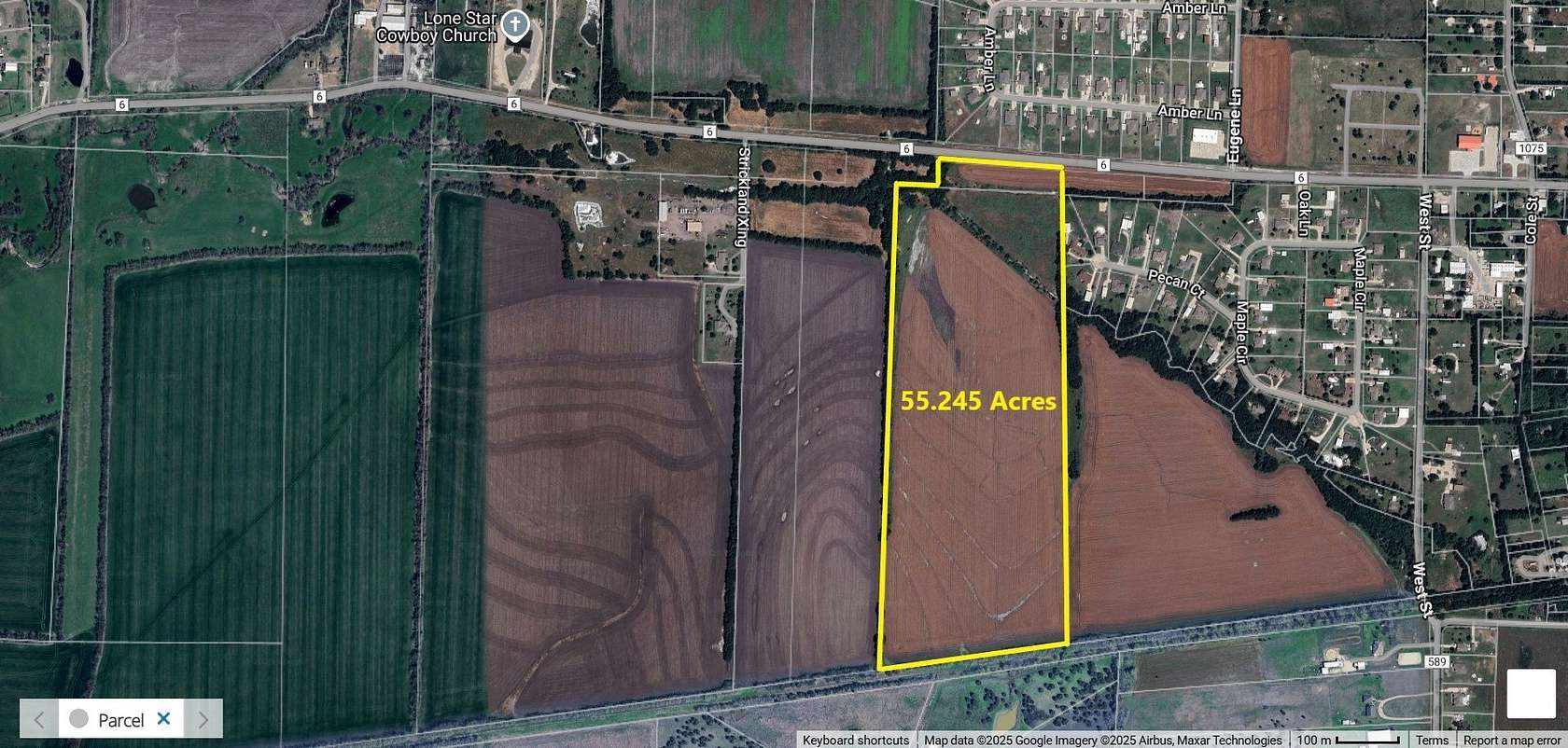 55.2 Acres of Agricultural & Residential Land for Sale in Nevada, Texas