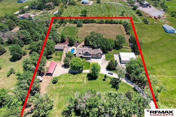 3.64 Acres of Residential Land with Home for Sale in Lincoln, Nebraska