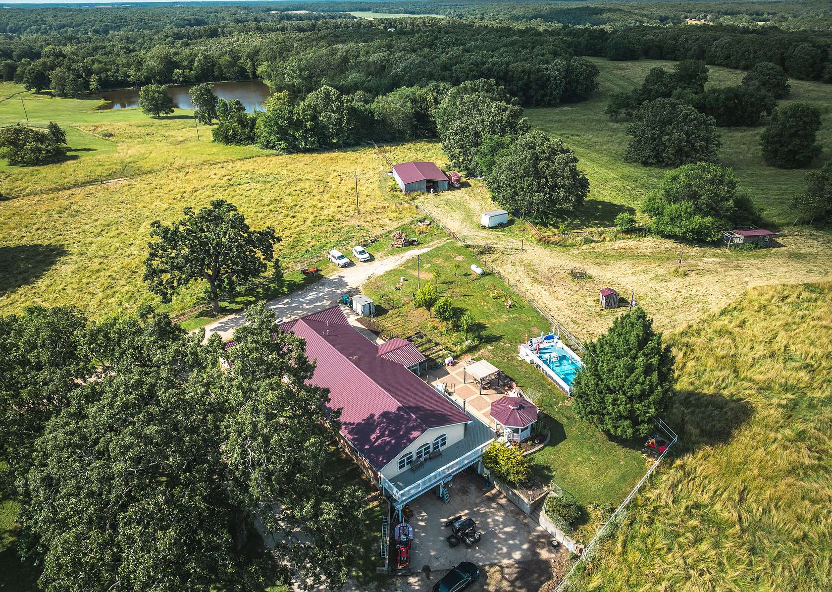 7.86 Acres of Land with Home for Sale in St. James, Missouri