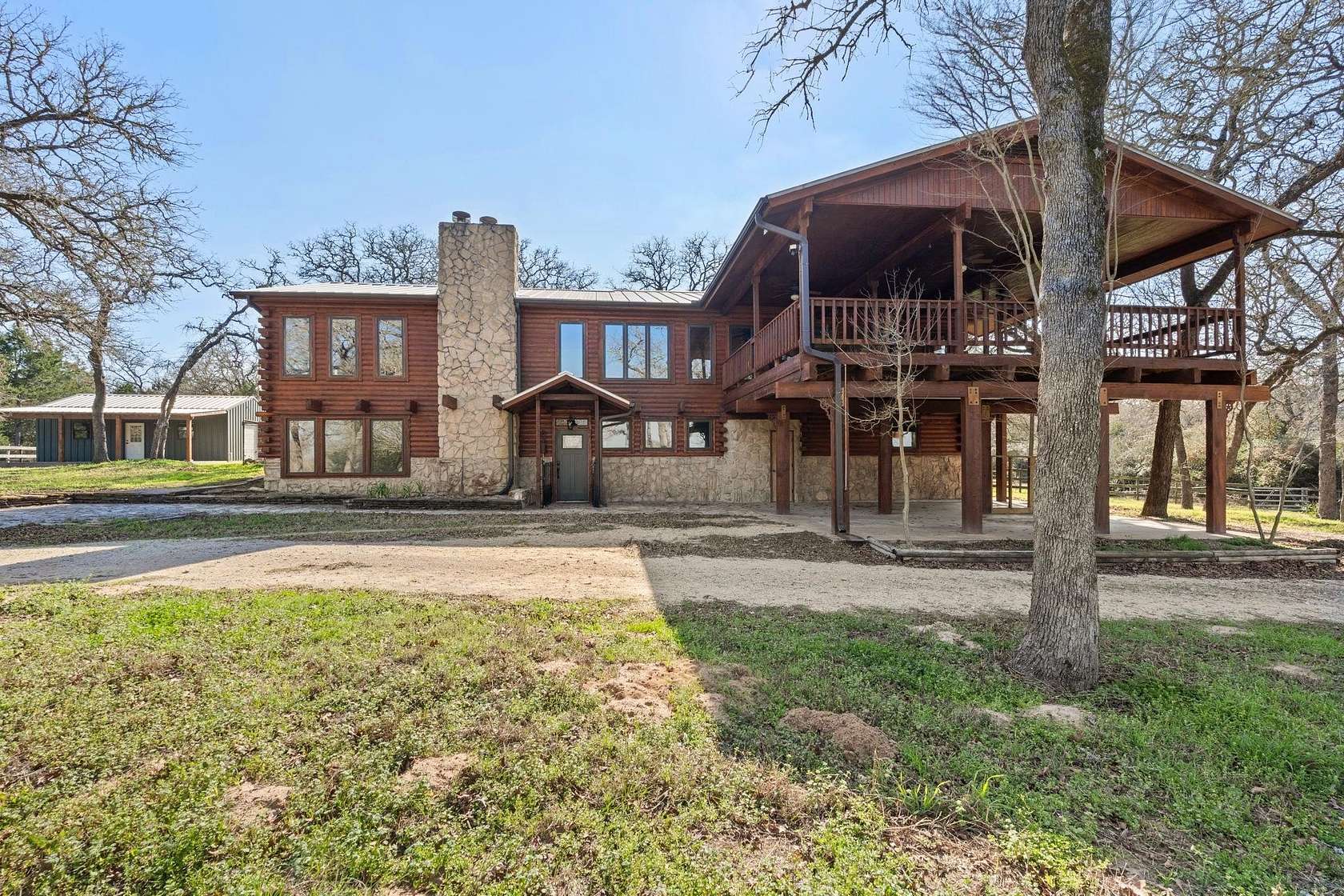 11.3 Acres of Land with Home for Sale in Rosanky, Texas