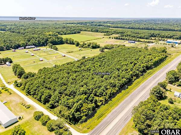 11.5 Acres of Mixed-Use Land for Sale in Grandy, North Carolina