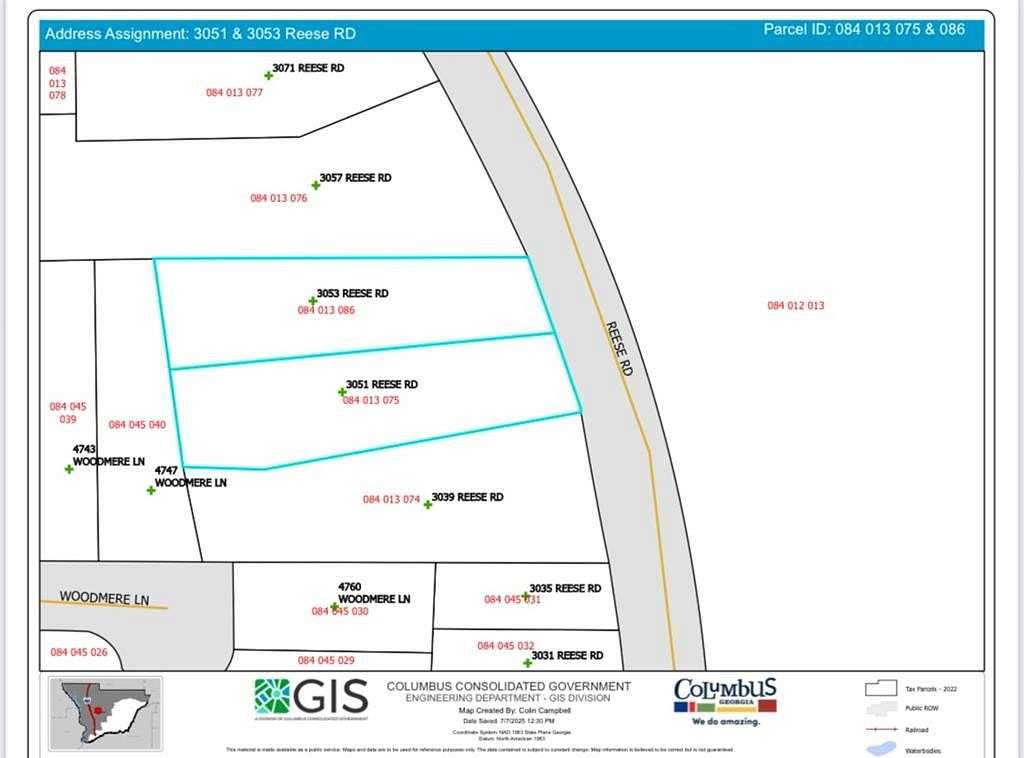 0.28 Acres of Residential Land for Sale in Columbus, Georgia