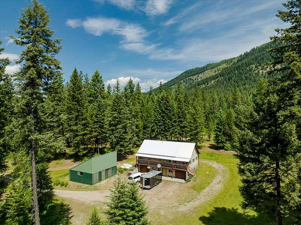 16.2 Acres of Recreational Land with Home for Sale in Trout Creek, Montana