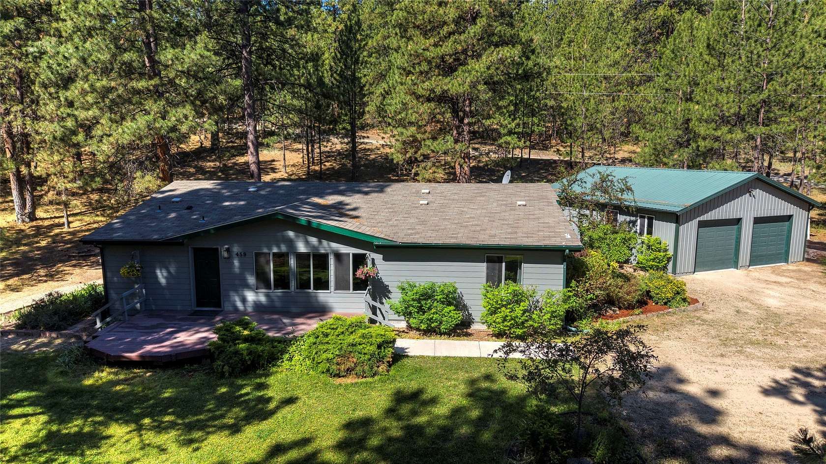 10.1 Acres of Land with Home for Sale in Hamilton, Montana