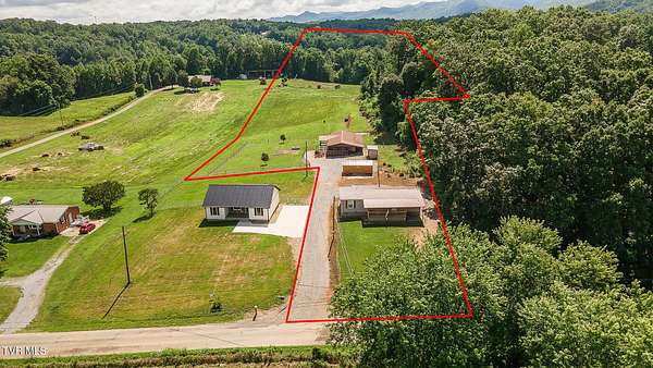 7.85 Acres of Residential Land with Home for Sale in Afton, Tennessee