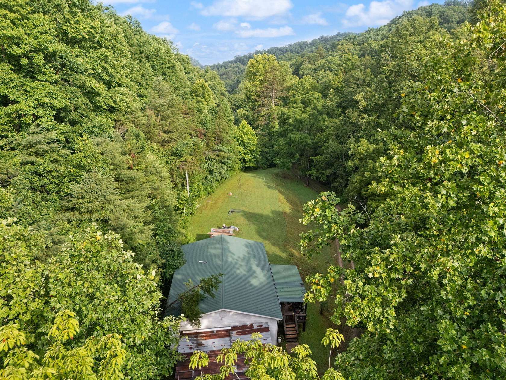 55 Acres of Recreational Land with Home for Sale in Booneville, Kentucky