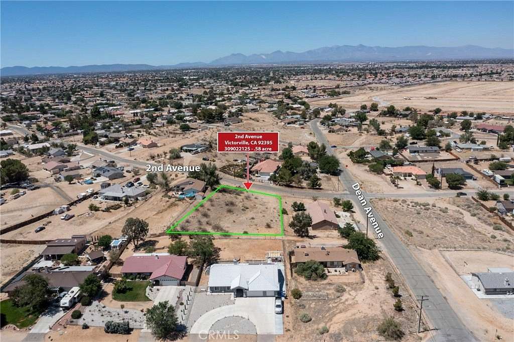 0.55 Acres of Residential Land for Sale in Victorville, California