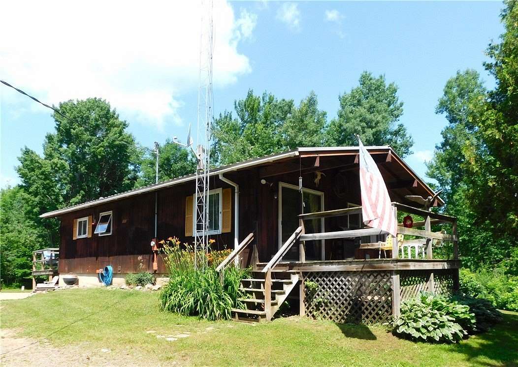 20 Acres of Recreational Land with Home for Sale in Ojibwa, Wisconsin