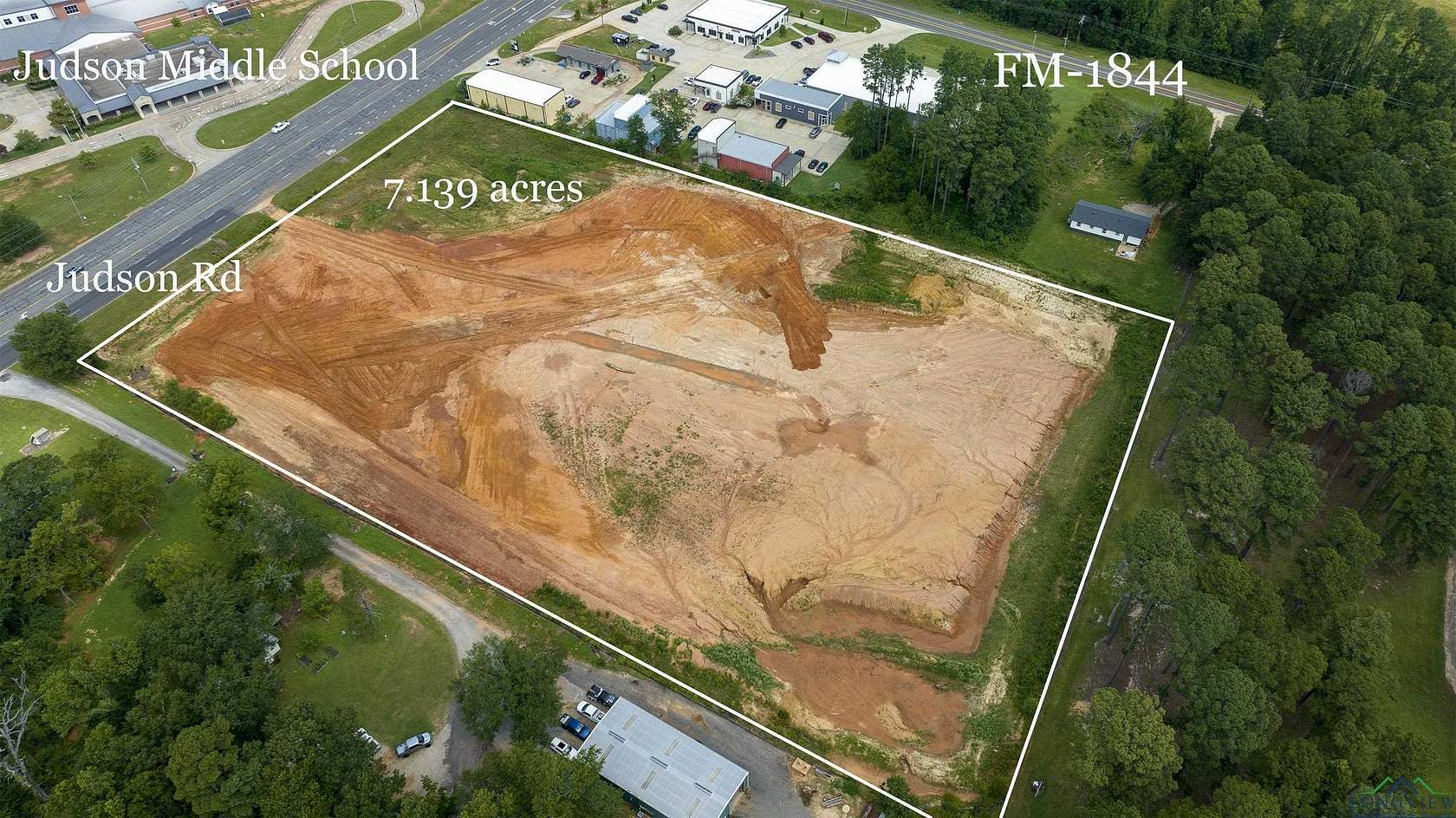 7.13 Acres of Commercial Land for Sale in Longview, Texas