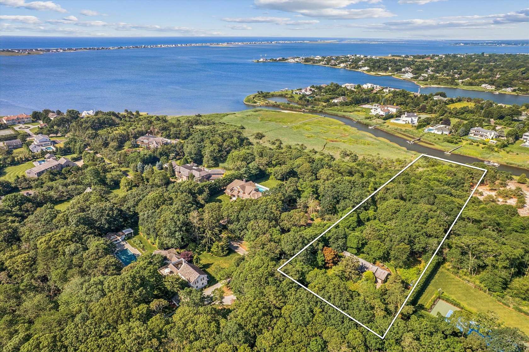 2.53 Acres of Land with Home for Sale in Westhampton, New York