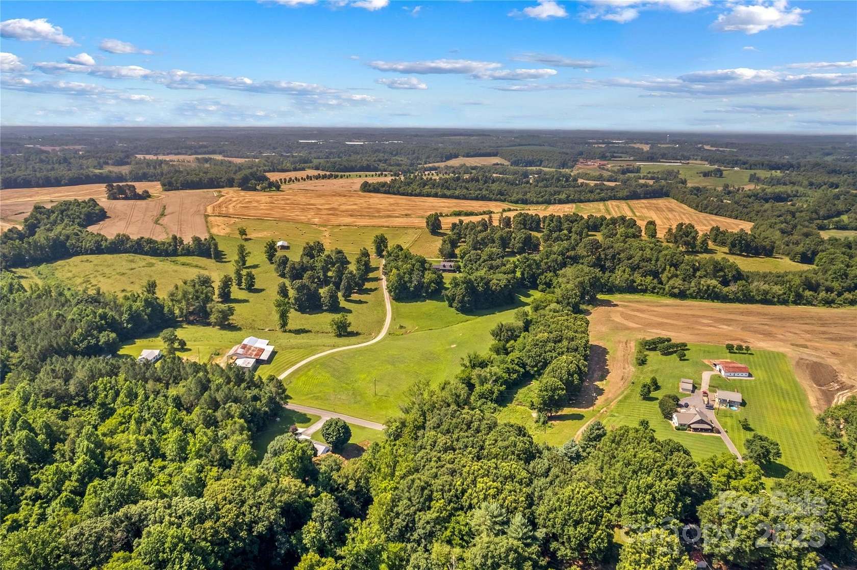 51.7 Acres of Agricultural Land with Home for Sale in Olin, North Carolina