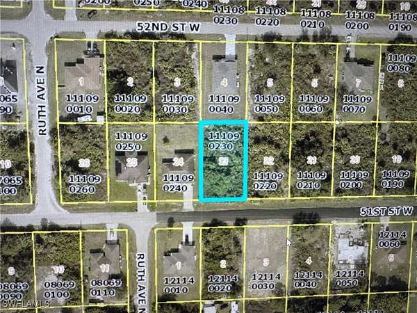 0.25 Acres of Residential Land for Sale in Lehigh Acres, Florida
