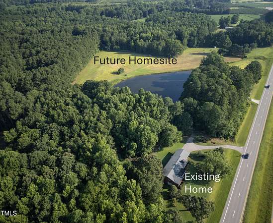 16 Acres of Land with Home for Sale in Wake Forest, North Carolina