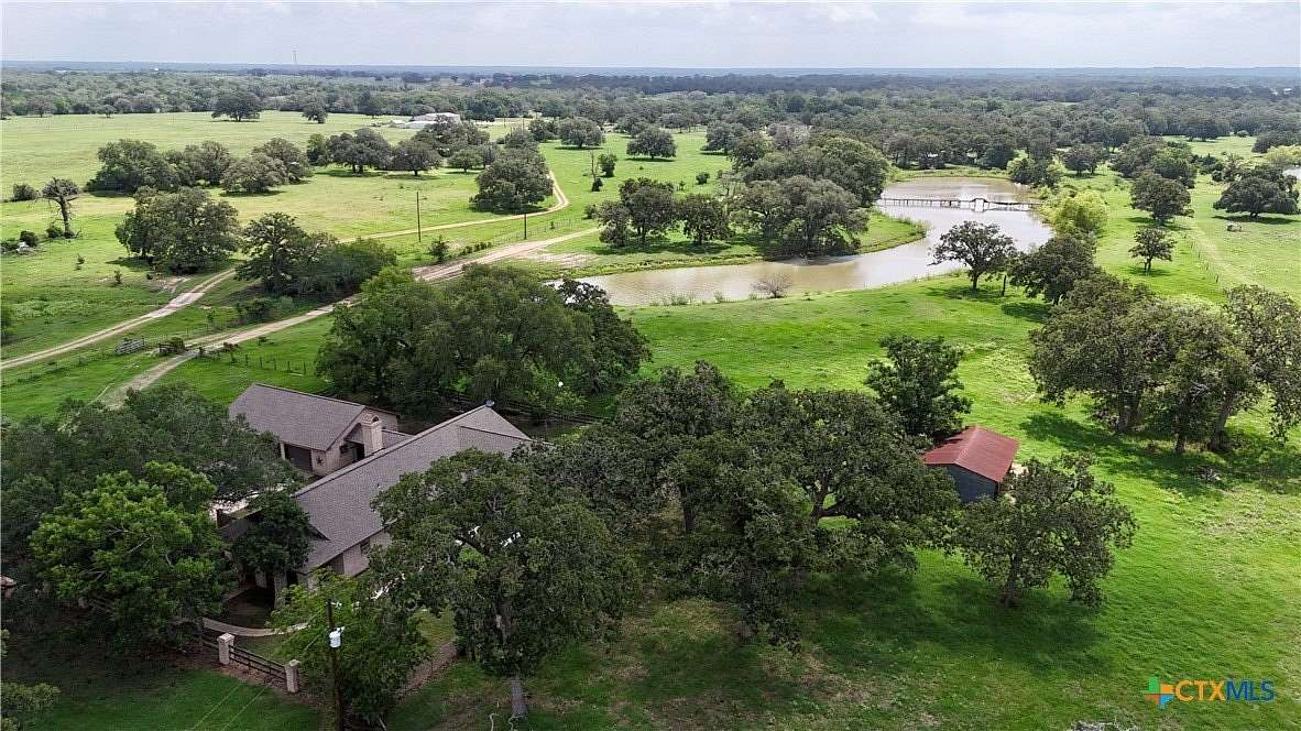 35.1 Acres of Land with Home for Sale in Hallettsville, Texas