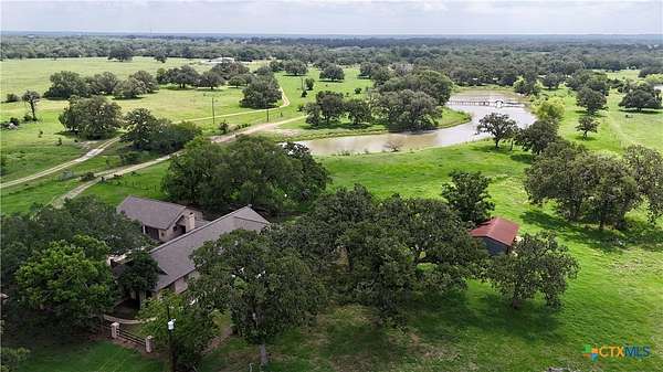 35.1 Acres of Land with Home for Sale in Hallettsville, Texas