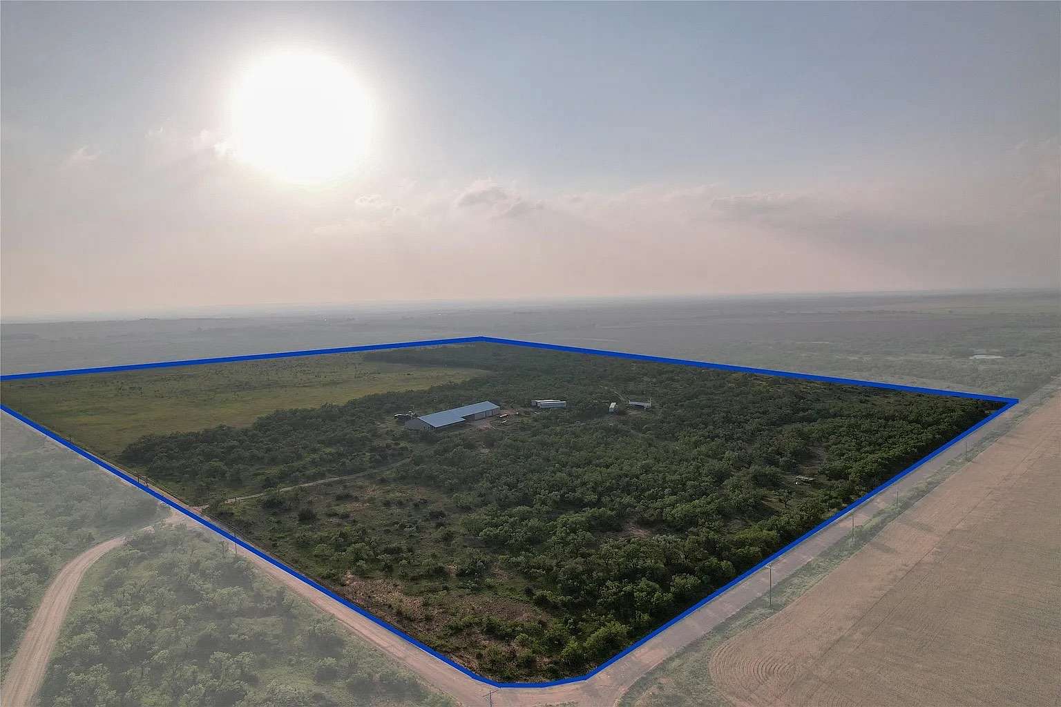 117 Acres of Agricultural Land with Home for Sale in Trent, Texas