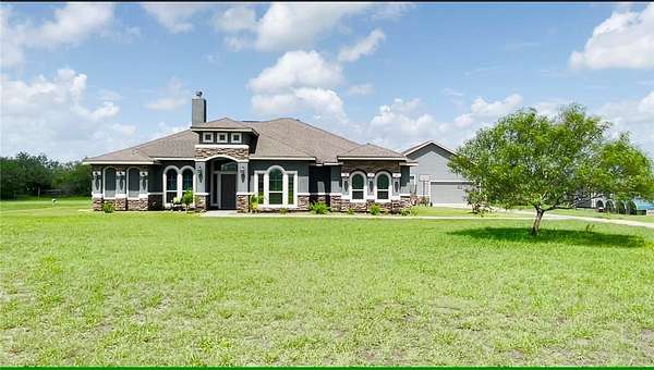 21.5 Acres of Agricultural Land with Home for Sale in Orange Grove, Texas