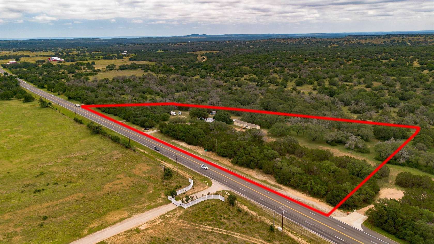 6.1 Acres of Commercial Land for Sale in Round Mountain, Texas