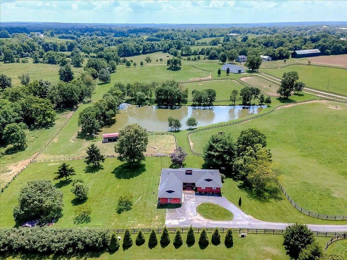 31.3 Acres of Land with Home for Sale in Midway, Kentucky