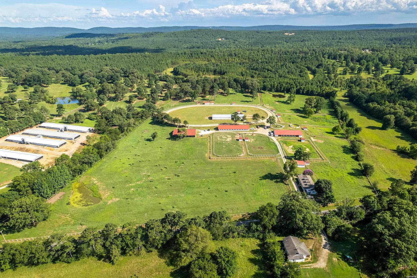 110 Acres of Land with Home for Sale in Bonnerdale, Arkansas