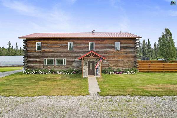 6.7 Acres of Residential Land with Home for Sale in Delta Junction, Alaska