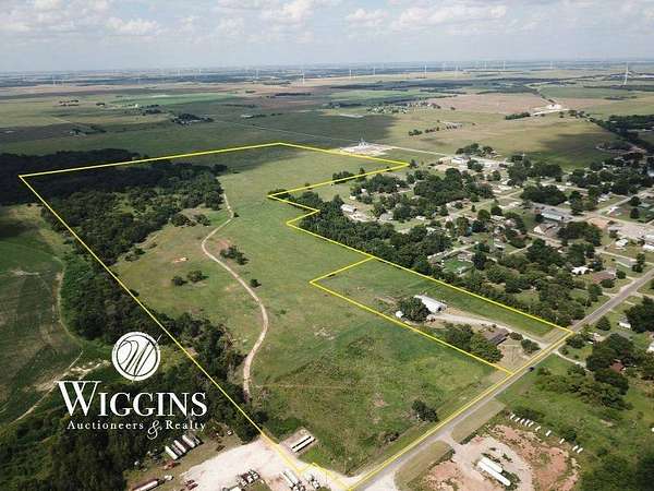 81.6 Acres of Land with Home for Auction in Ames, Oklahoma
