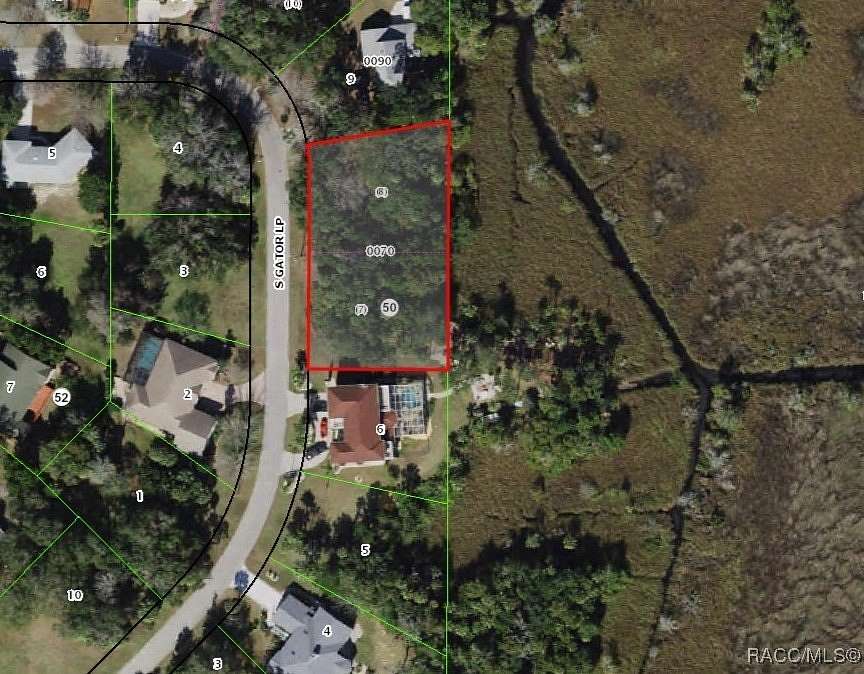0.56 Acres of Residential Land for Sale in Homosassa, Florida