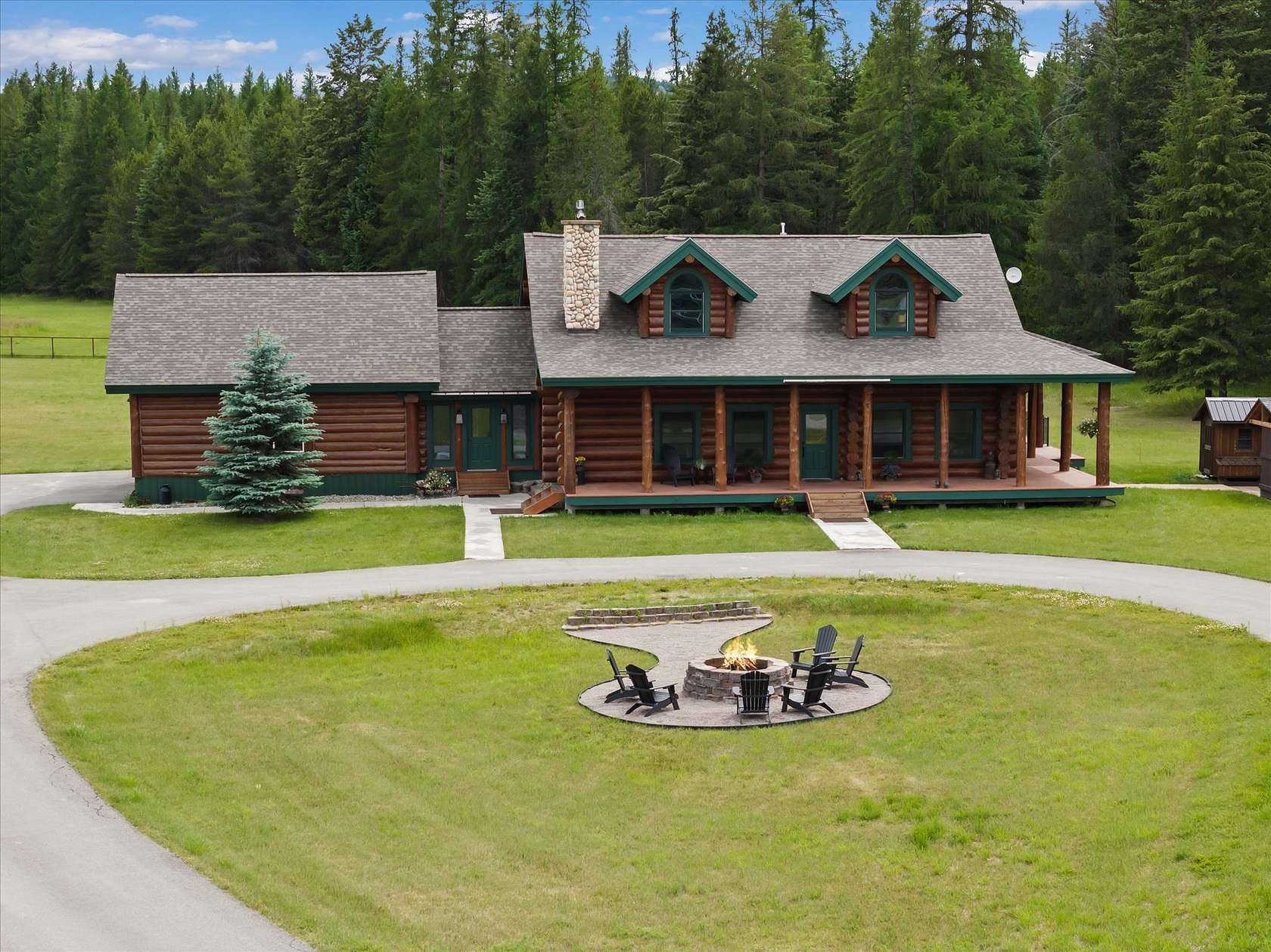 42 Acres of Land with Home for Sale in Whitefish, Montana
