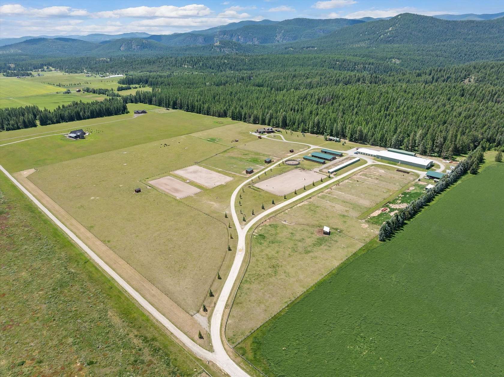 42 Acres of Land with Home for Sale in Whitefish, Montana