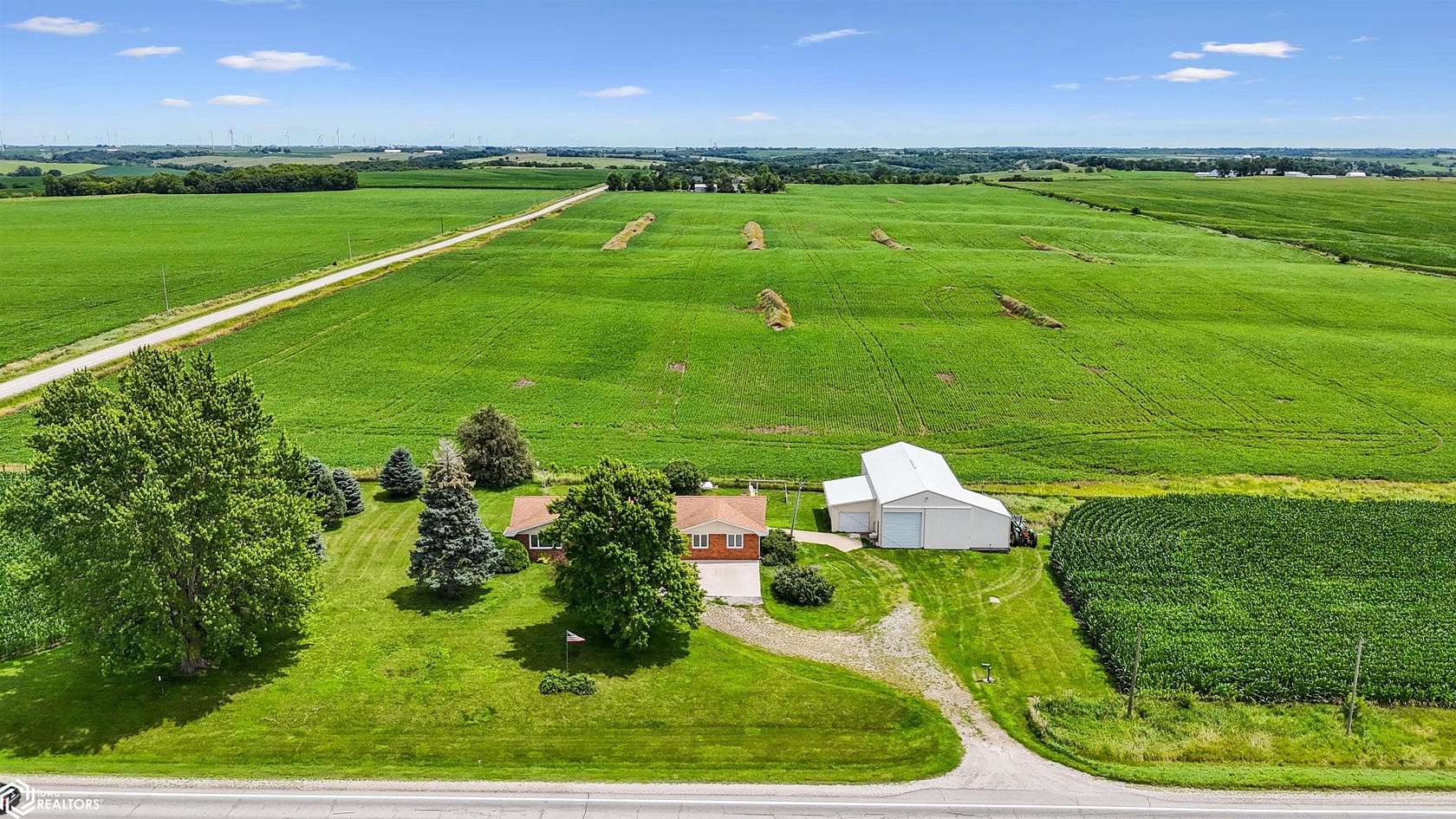 4 Acres of Residential Land with Home for Sale in Montezuma, Iowa