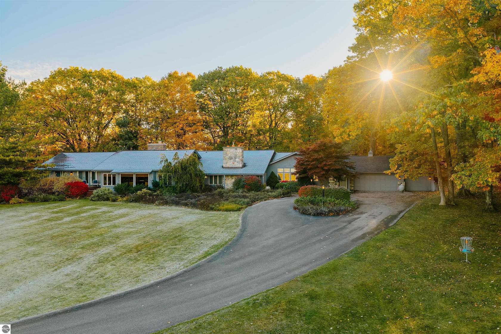 18.8 Acres of Land with Home for Sale in Lake Leelanau, Michigan