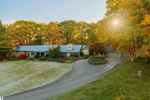 18.8 Acres of Land with Home for Sale in Lake Leelanau, Michigan