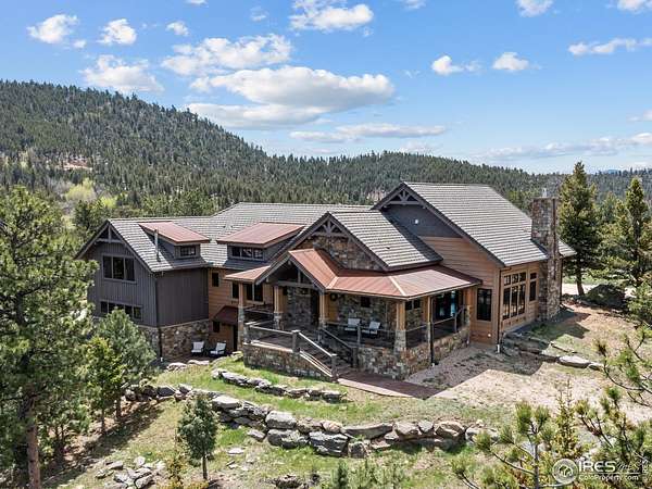 16.3 Acres of Recreational Land with Home for Sale in Estes Park, Colorado