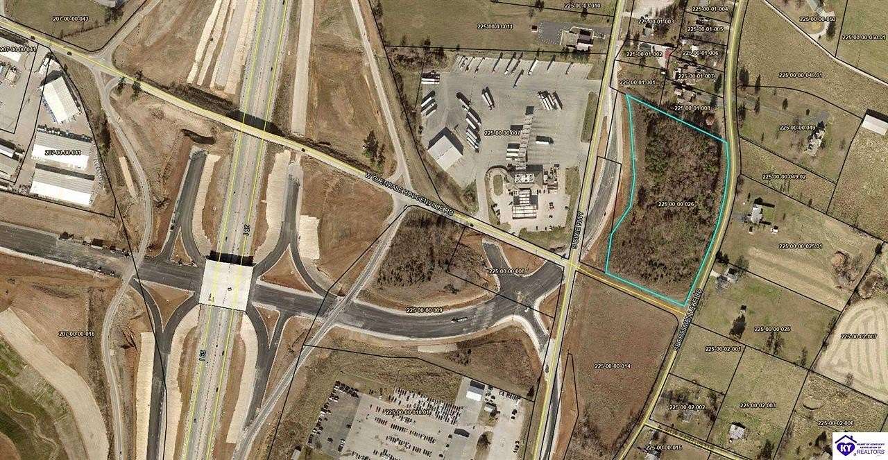 6.54 Acres of Commercial Land for Sale in Glendale, Kentucky