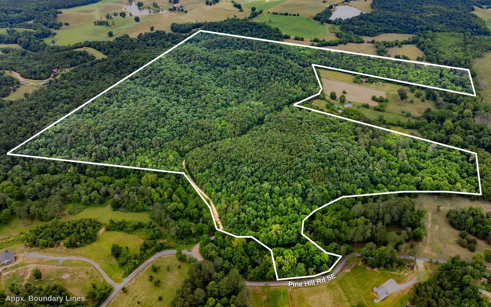 117 Acres of Land for Sale in Rydal, Georgia